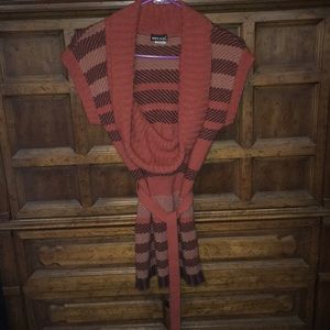 Wet Seal Sweater Dress Orange/Brown Jr.-Medium